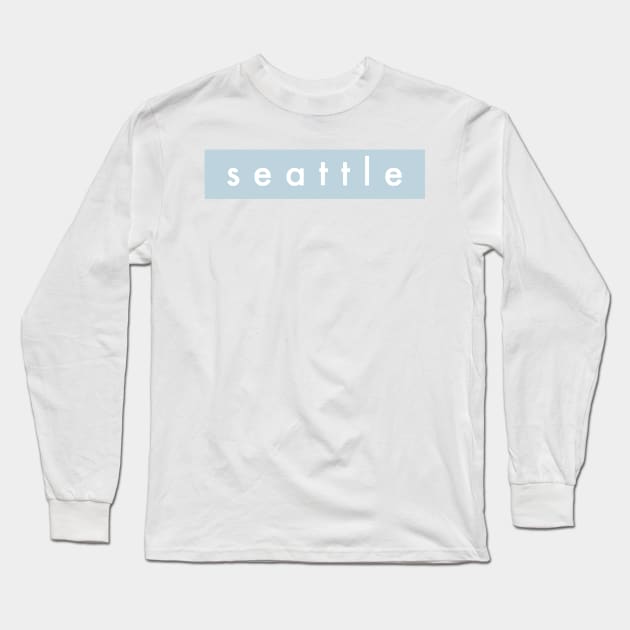 SEATTLE Long Sleeve T-Shirt by weloveart